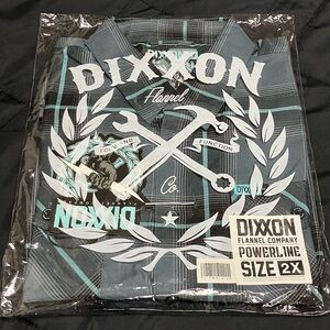 New DIXXON The Powerline Flannel Mens 2X BNIB